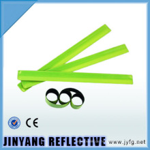 LED reflektierende Slap Wrap elastische PVC-reflektierende Armbinde